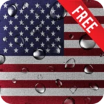 us flag live wallpaper android application logo